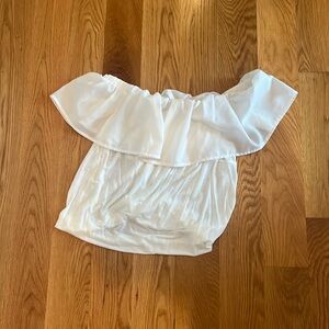 White off the shoulder blouse